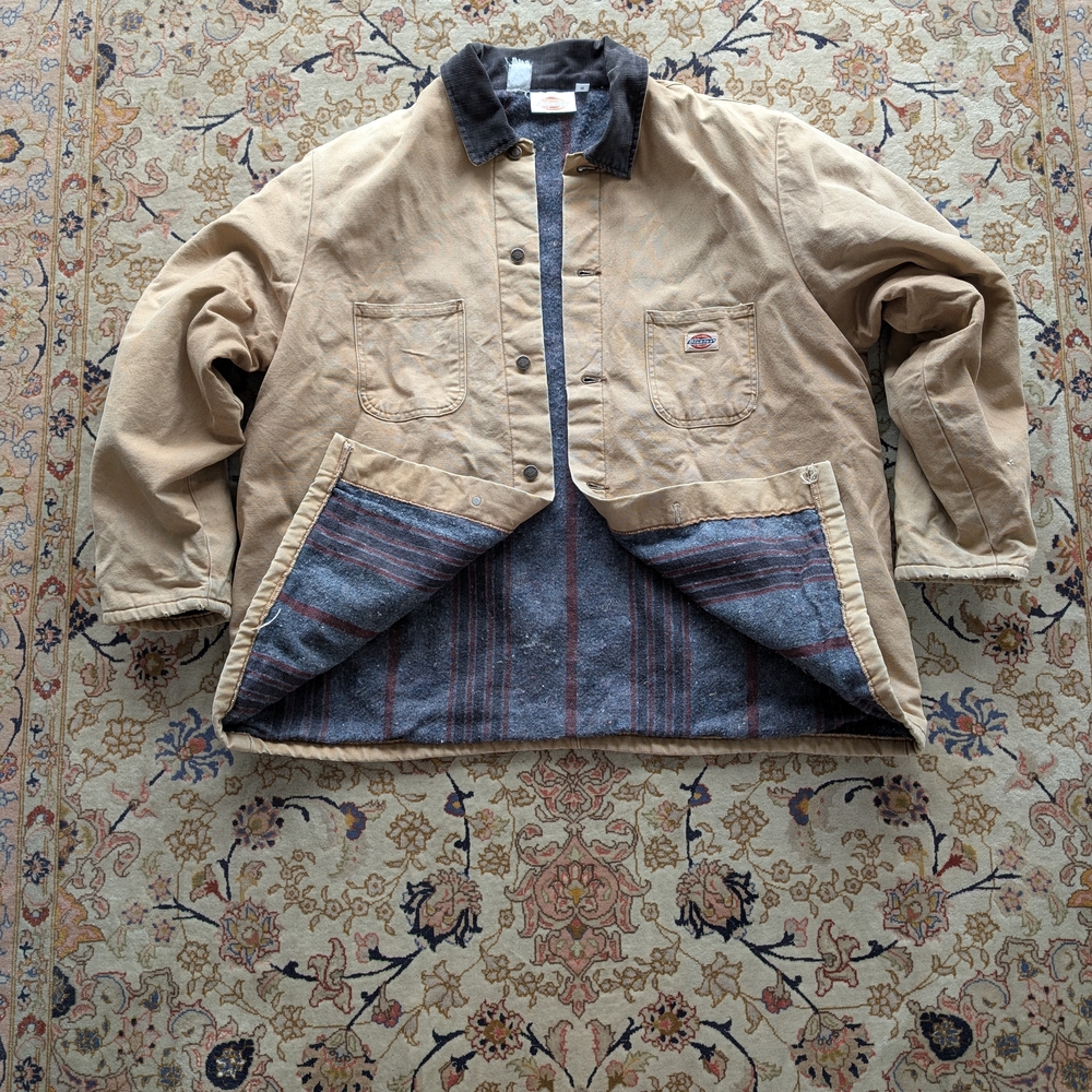 Dickies Tan and Black Shirt Jacket